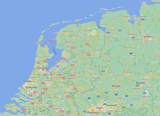 Lage der Gemeinde Midden-Groningen