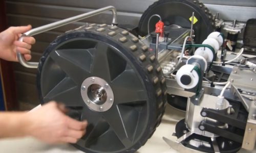 Maintenance d'hiver d'un robot Belrobotics