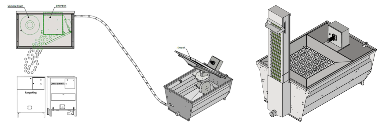 Drop Pit Standard (left) Drop Pit Small (right)